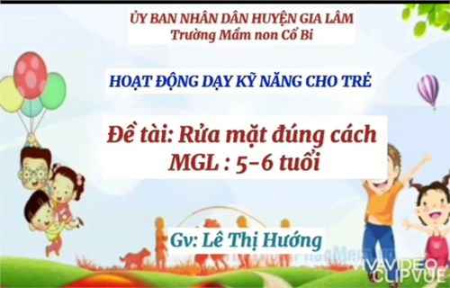 Hướng dẫn cách rửa mặt cho trẻ